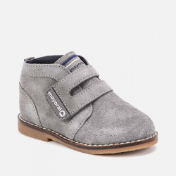  MAYORAL chlapecká obuv z broušené kůže 42058-077 gray