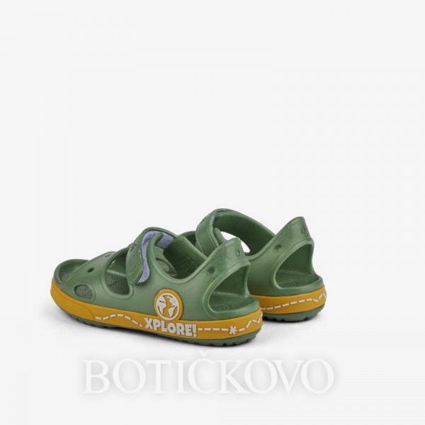 Dětské sandály COQUI yogi 8862 green/amber