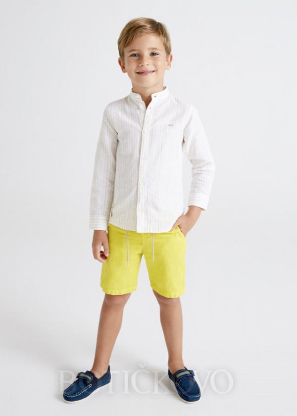 MAYORAL chlapecké krátké kalhoty 3249-010 citronella
