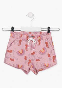  Dívčí krátké kalhoty LOSAN 216-6015AL pink