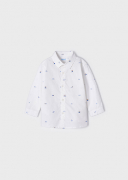 MAYORAL chlapecká košile 2163-073 white