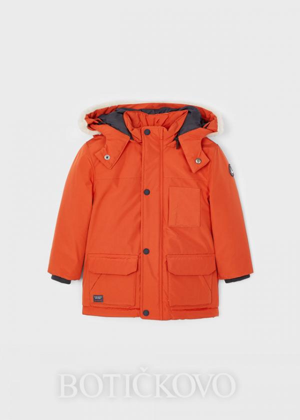 MAYORAL zimní kabát nepromokavý 2420-087 orange