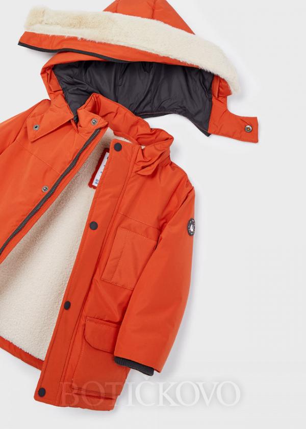 MAYORAL zimní kabát nepromokavý 2420-087 orange