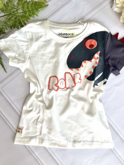 Bavlnené chlapecké triko s potlačou dino