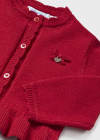 MAYORAL dívčí huňatý svetřík 2313-042 red