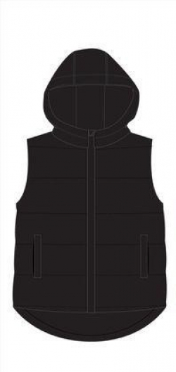 Dětská prošívaná vesta LOSAN 2651 black