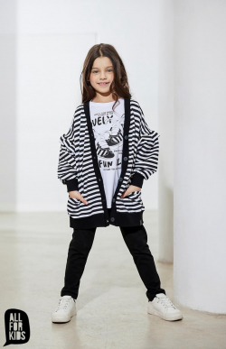 Dívčí bavlněný svetr