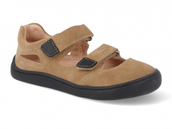 Barefoot kožené sandály PROTETIKA TERY beige