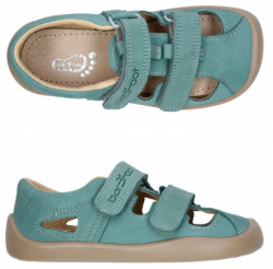 Chlapecké celokožené barefoot sandále