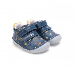 D.D.STEP BAREFOOT kožená dětská obuv