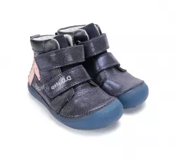 D.D.STEP kotníkové barefoot dívčí boty