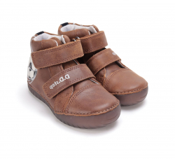 Kotníková chlapecká kožená obuv D.D.STEP