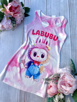 Dívčí letní šaty LABUBU