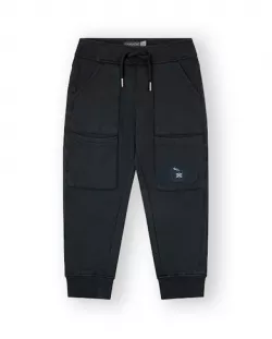 Bavlněné kalhoty tepláky chlapecké