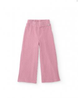 Dívčí bavlnené volné kalhoty