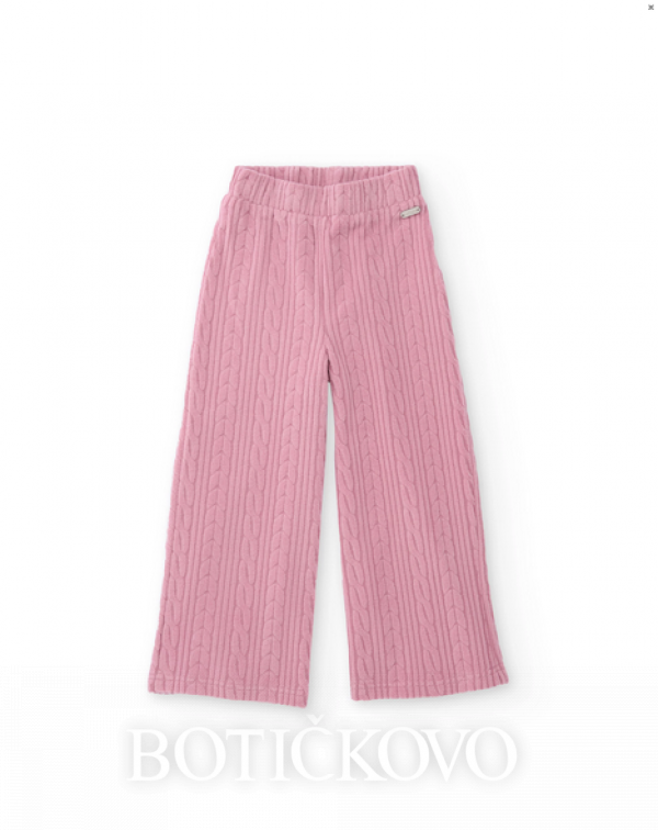 Dívčí bavlnené volné kalhoty