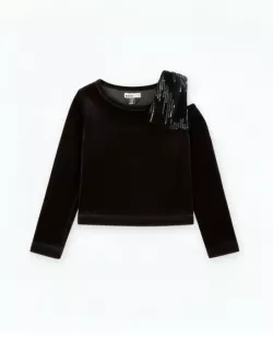 Dívčí  top s flitrami