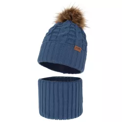 Chlapecká zimní čepice s nákrčníkem