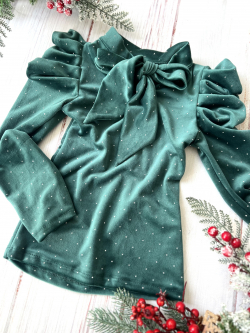 Dívčí triko s mašlí