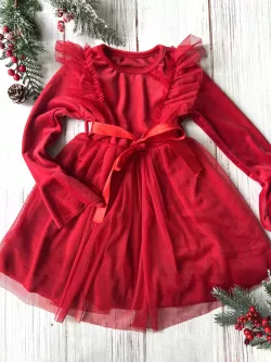 Dívčí šaty s týlem