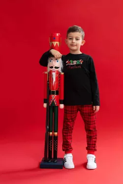 Chlapecké triko s vánočním motívem