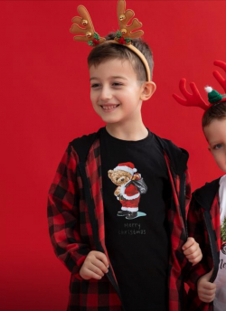 Chlapecké triko s vánočním motívem