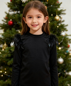 Dívčí sametové triko