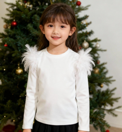 Dívčí sametové triko